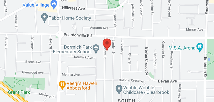 map of 2324 BAKERVIEW STREET